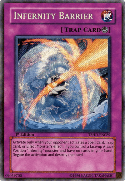 Infernity Barrier [TSHD-EN089] Secret Rare - Josh's Cards