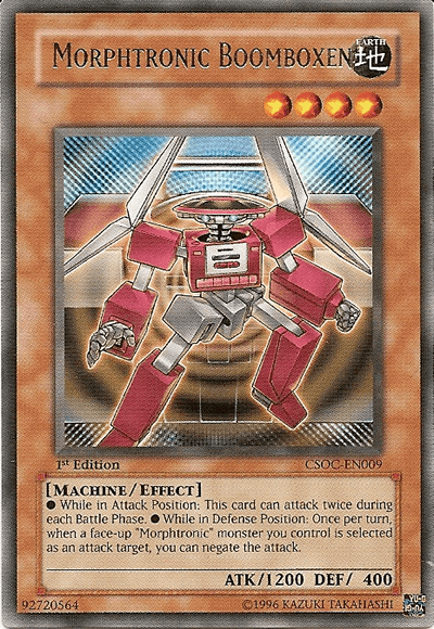 Morphtronic Boomboxen [CSOC-EN009] Rare - Josh's Cards
