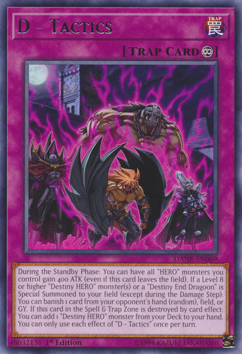 D - Tactics [DANE-EN069] Rare - Josh's Cards