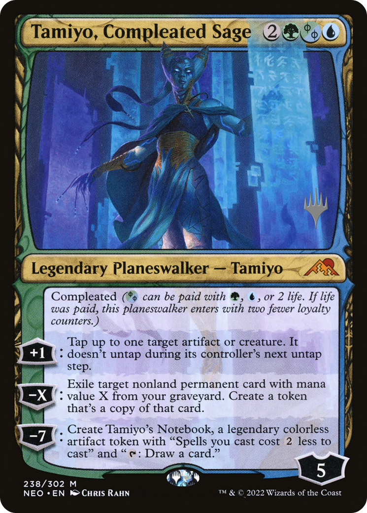 Tamiyo, Compleated Sage (PPNEO-238P) - Kamigawa: Neon Dynasty Promos Foil