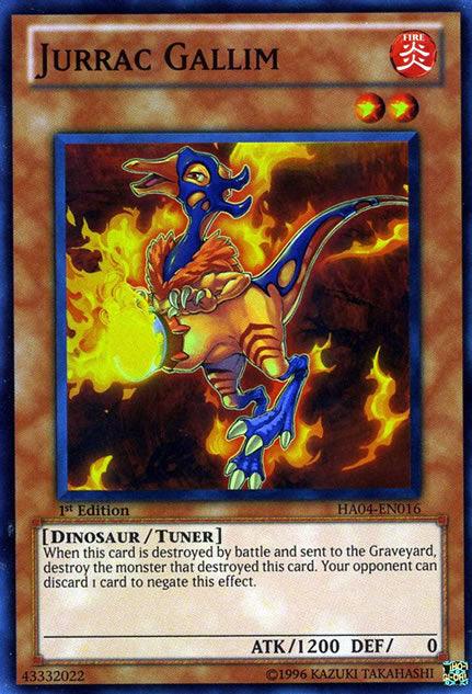 Jurrac Gallim [HA04-EN016] Super Rare - Josh's Cards