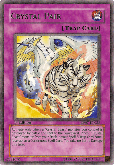 Crystal Pair [DP07-EN025] Rare - Josh's Cards
