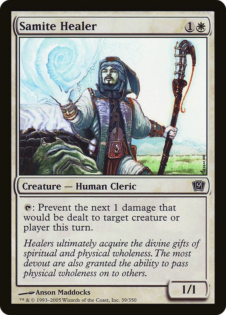 Samite Healer [Ninth Edition] Foil