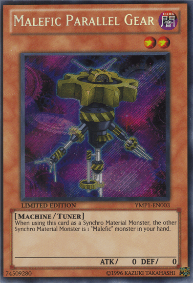 Malefic Parallel Gear [YMP1-EN003] Secret Rare - Josh's Cards