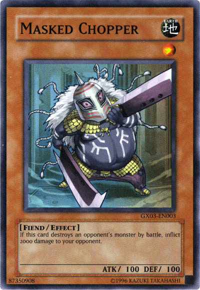 Masked Chopper [GX03-EN003] Super Rare - Josh's Cards