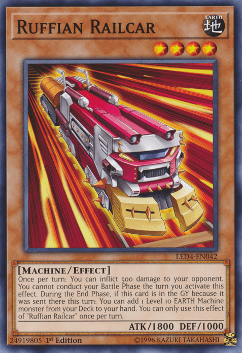 Ruffian Railcar [LED4-EN042] Common - Josh's Cards