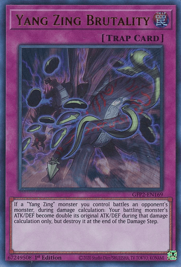 Yang Zing Brutality [GFP2-EN169] Ultra Rare - Josh's Cards