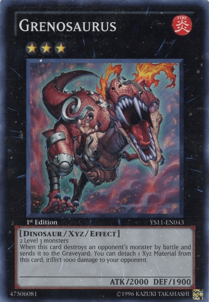 Grenosaurus [YS11-EN043] Super Rare - Josh's Cards