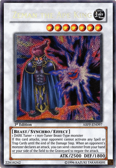 Zeman the Ape King [ABPF-EN097] Secret Rare - Josh's Cards