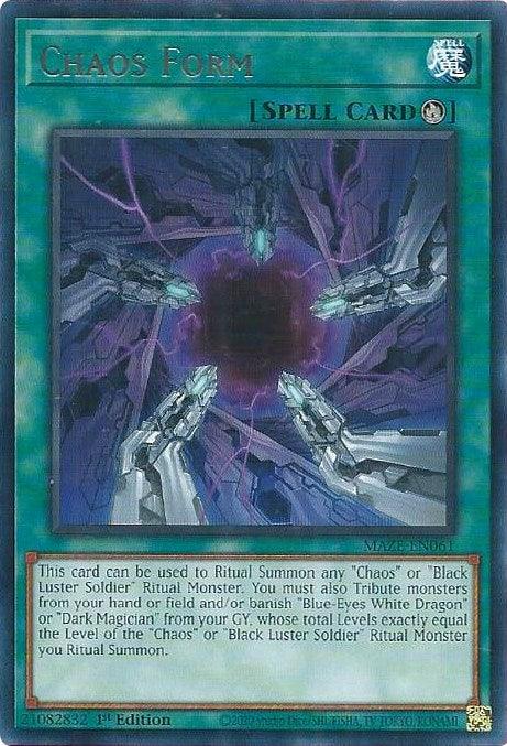 Chaos Form [MAZE-EN061] Rare - Josh's Cards