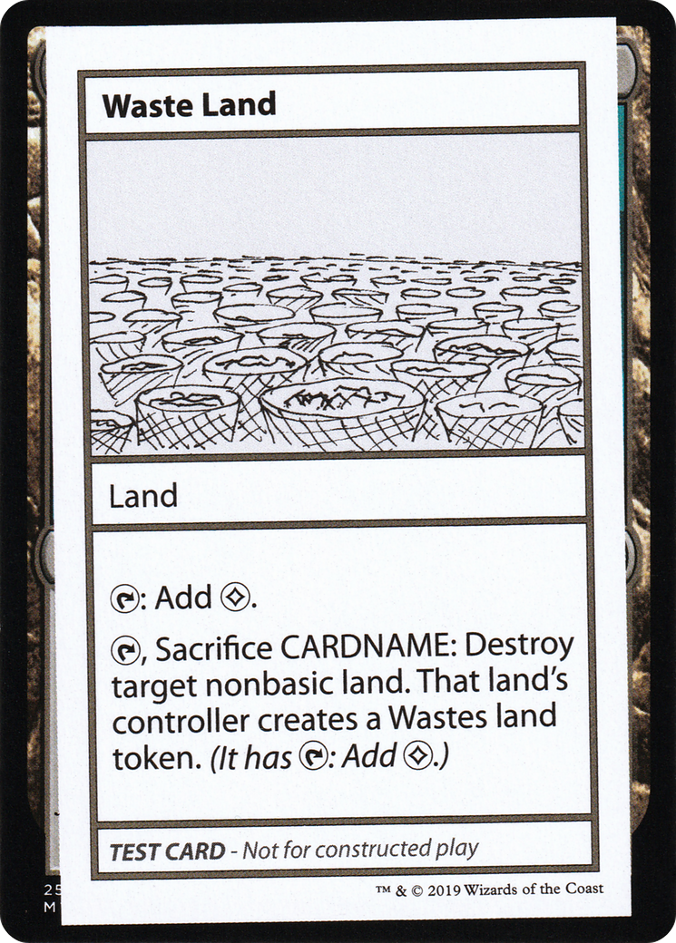 Waste Land (CMB1-121) - Mystery Booster Playtest Cards 2021
