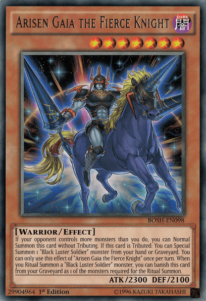 Arisen Gaia the Fierce Knight [BOSH-EN098] Rare - Josh's Cards
