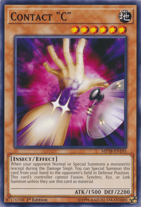 Contact "C" [MP18-EN195] Common - Josh's Cards