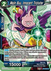 Majin Buu, Innocent Trickster (BT9-032) [Universal Onslaught Prerelease Promos] Parallel Foil