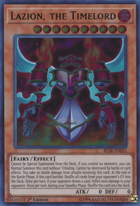 Lazion, the Timelord [BLLR-EN031] Ultra Rare - Josh's Cards