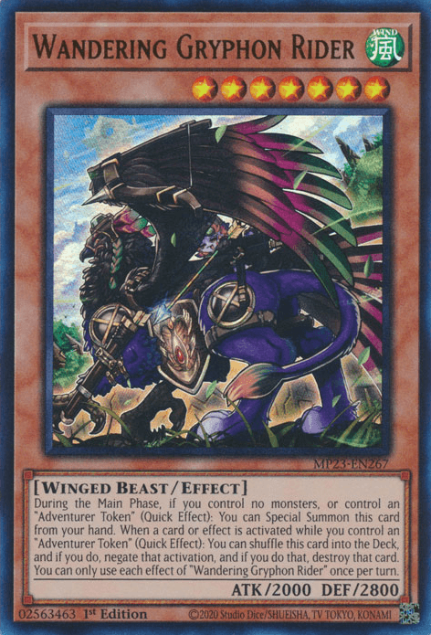 Wandering Gryphon Rider [MP23-EN267] Ultra Rare - Josh's Cards