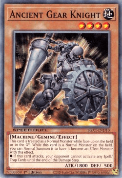 Ancient Gear Knight [SGX1-END10] Common - Josh's Cards