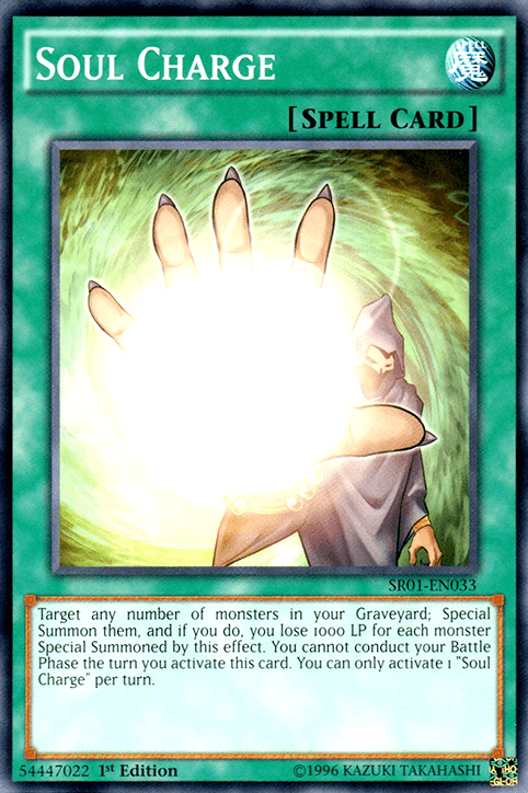 Soul Charge [SR01-EN033] Common - Josh's Cards