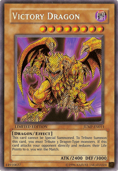 Victory Dragon [JUMP-EN011] Secret Rare - Josh's Cards