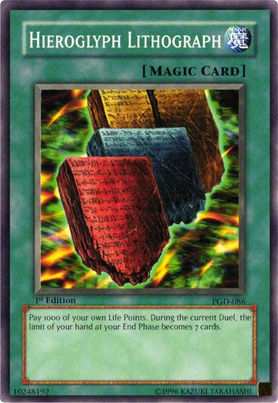 Hieroglyph Lithograph [PGD-086] Common - Josh's Cards