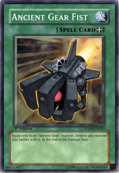 Ancient Gear Fist [SD10-EN020] Common - Josh's Cards