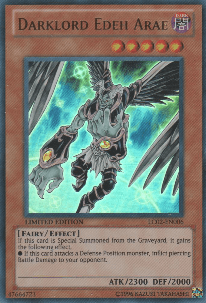 Darklord Edeh Arae [LC02-EN006] Ultra Rare - Josh's Cards