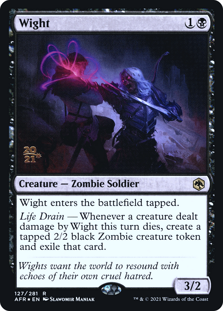Wight (PRE-127S) - Adventures in the Forgotten Realms Promos Foil