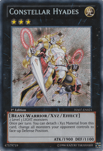 Constellar Hyades [HA07-EN021] Secret Rare - Josh's Cards