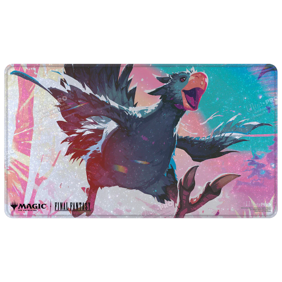 Ultra PRO Magic: The Gathering - Holofoil Playmat - Final Fantasy (Traveling Chocobo (Black))