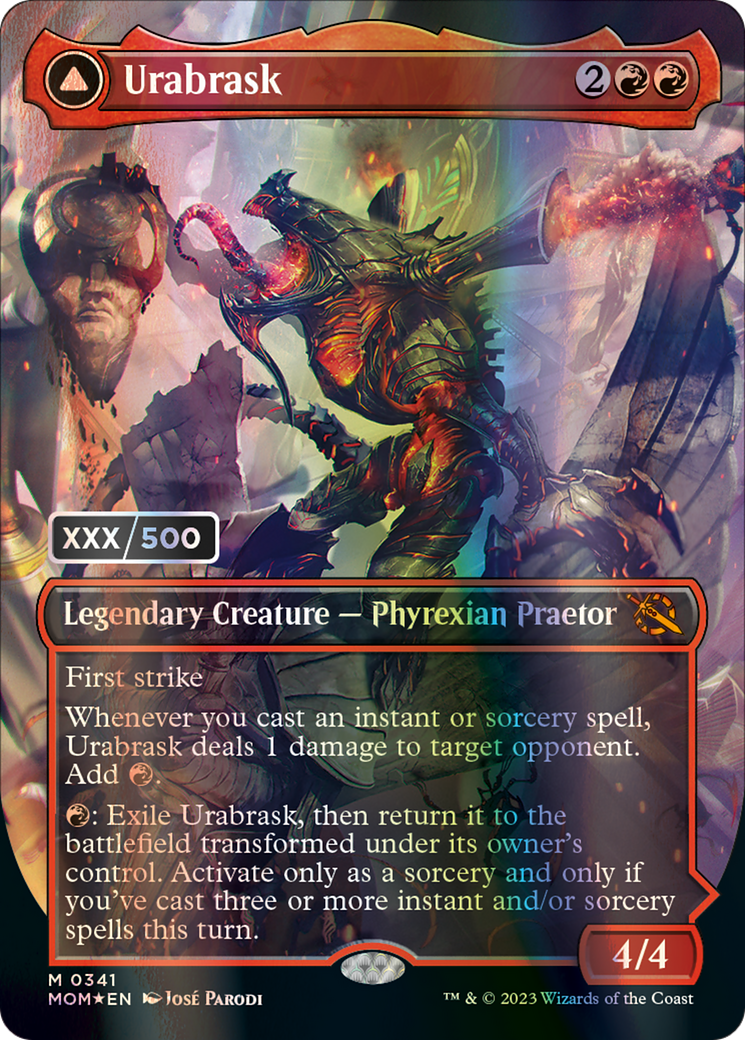 Urabrask // The Great Work (MOM-341) - March of the Machine (Borderless) Foil
