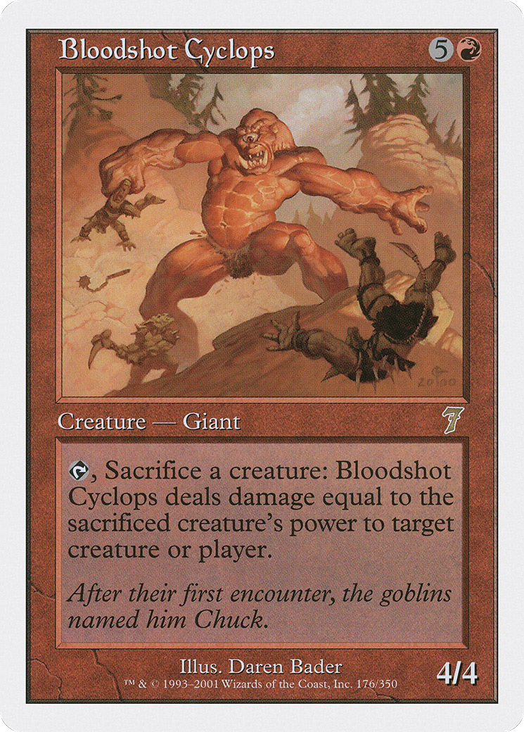 Bloodshot Cyclops [Seventh Edition] Foil