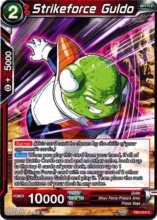 Strikeforce Guldo (TB3-010) [Clash of Fates] Parallel Foil