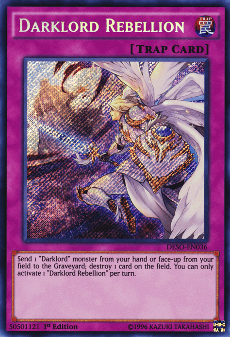 Darklord Rebellion [DESO-EN036] Secret Rare - Josh's Cards