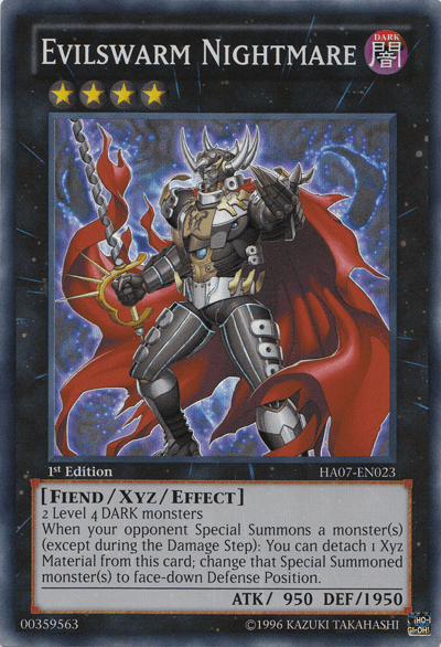 Evilswarm Nightmare [HA07-EN023] Super Rare - Josh's Cards
