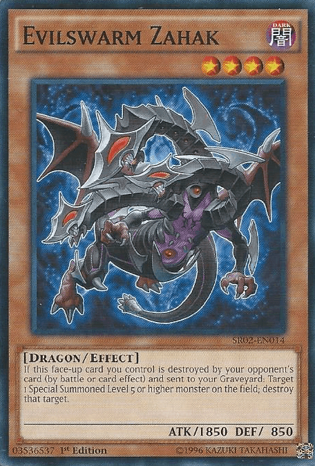 Evilswarm Zahak [SR02-EN014] Common - Josh's Cards