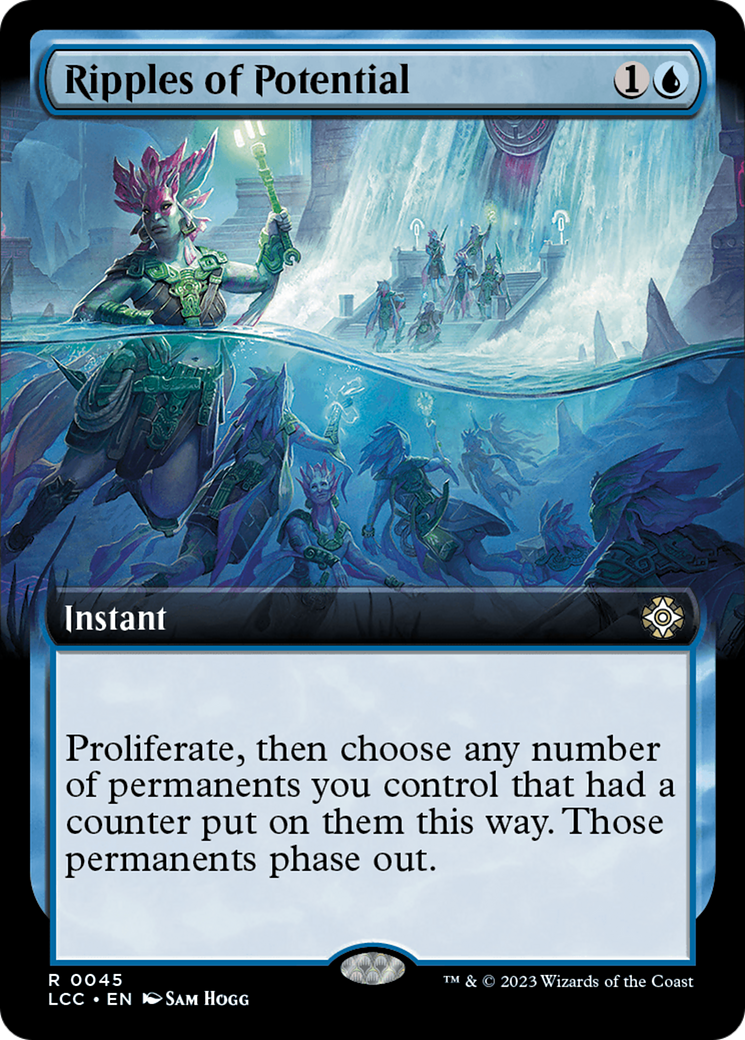 Ripples of Potential (LCC-045) - The Lost Caverns of Ixalan Commander: (Extended Art)