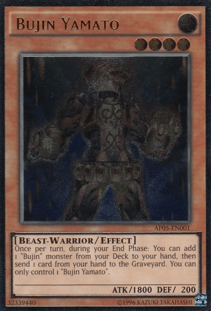 Bujin Yamato [AP05-EN001] Ultimate Rare - Josh's Cards
