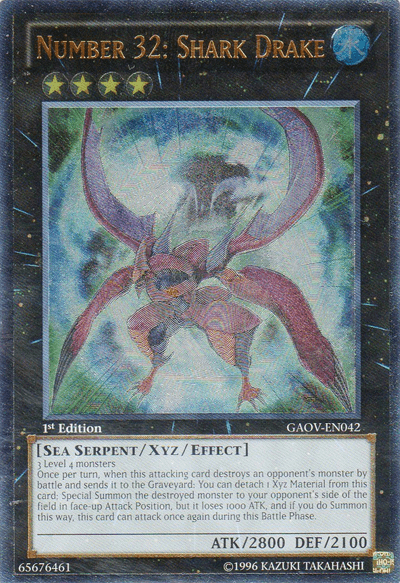 Number 32: Shark Drake [GAOV-EN042] Ultimate Rare - Josh's Cards