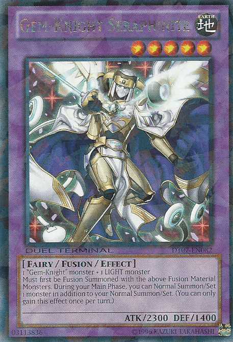 Gem-Knight Seraphinite [DT07-EN082] Rare - Josh's Cards