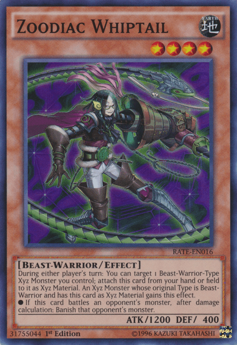 Zoodiac Whiptail [RATE-EN016] Super Rare - Josh's Cards