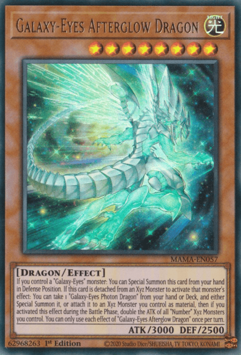 Galaxy-Eyes Afterglow Dragon [MAMA-EN057] Ultra Rare - Josh's Cards