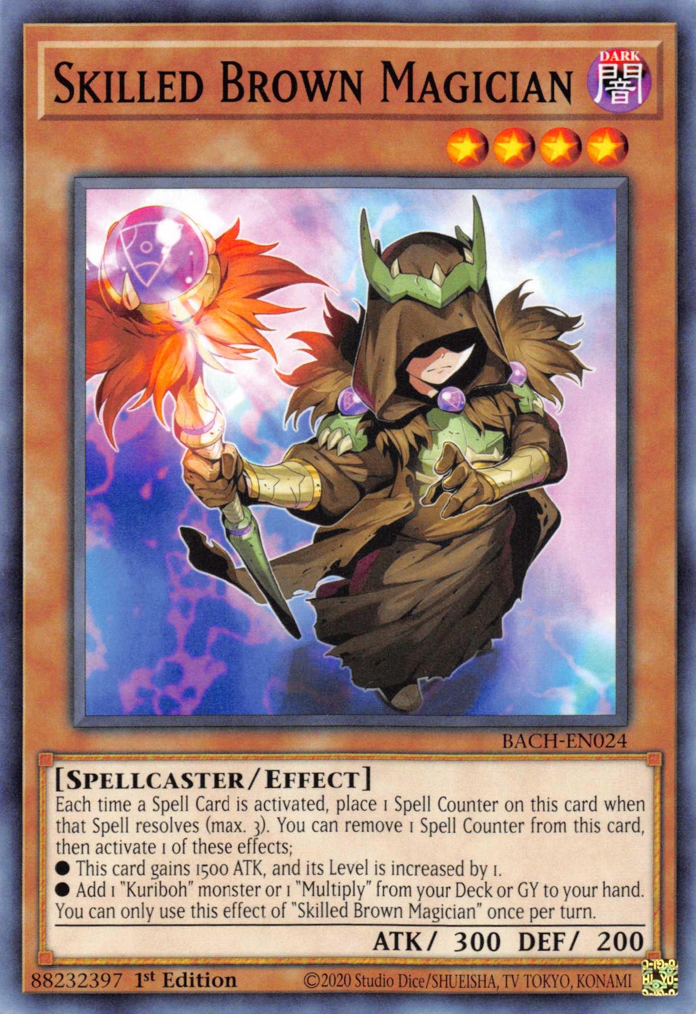 Skilled Brown Magician [BACH-EN024] Common - Josh's Cards