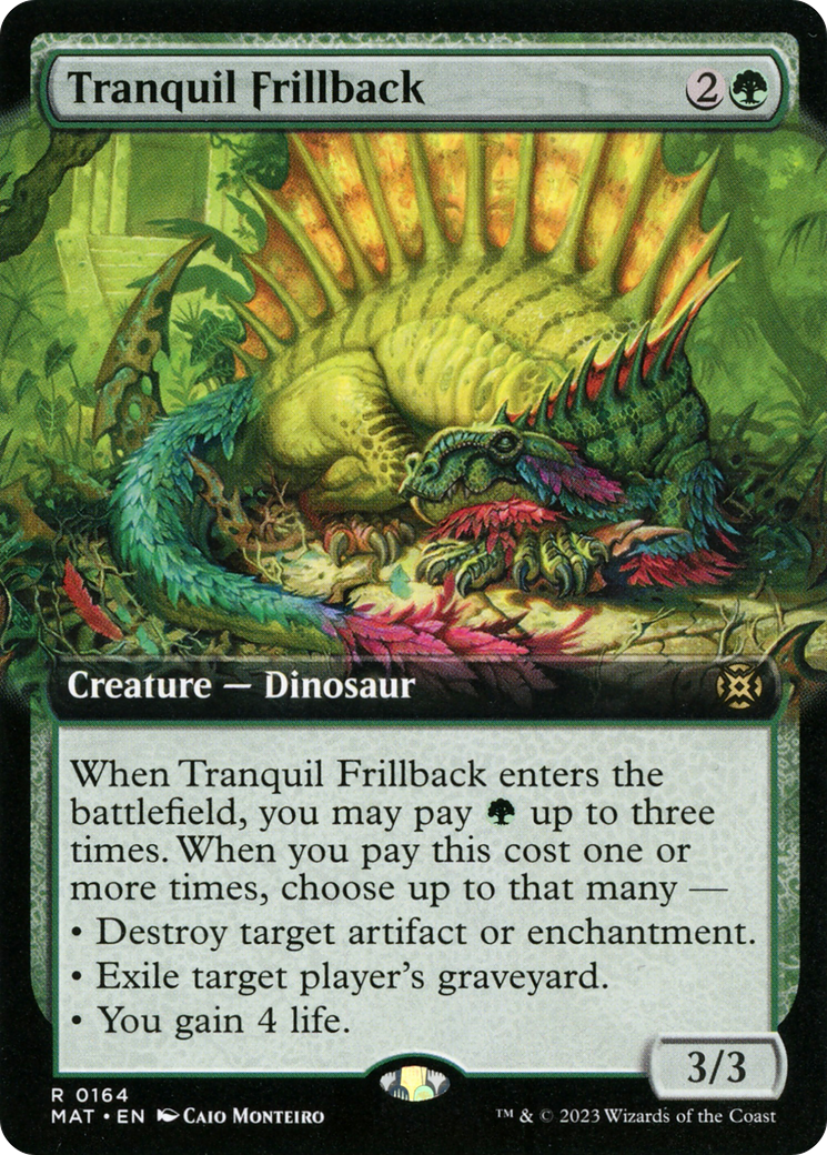 Tranquil Frillback (MAT-164) - March of the Machine: The Aftermath: (Extended Art) Foil