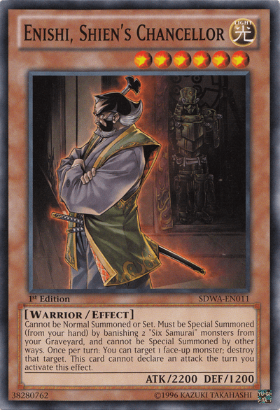 Enishi, Shien's Chancellor [SDWA-EN011] Common - Josh's Cards