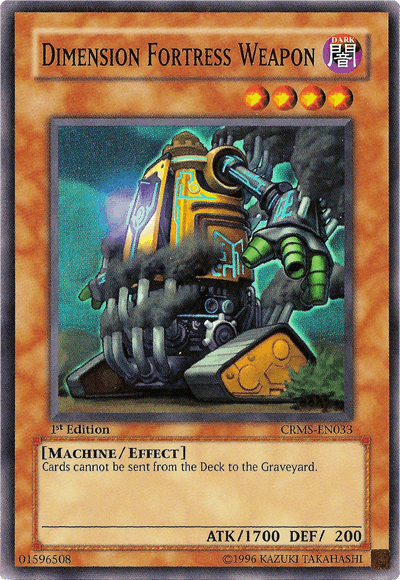 Dimension Fortress Weapon [CRMS-EN033] Super Rare - Josh's Cards