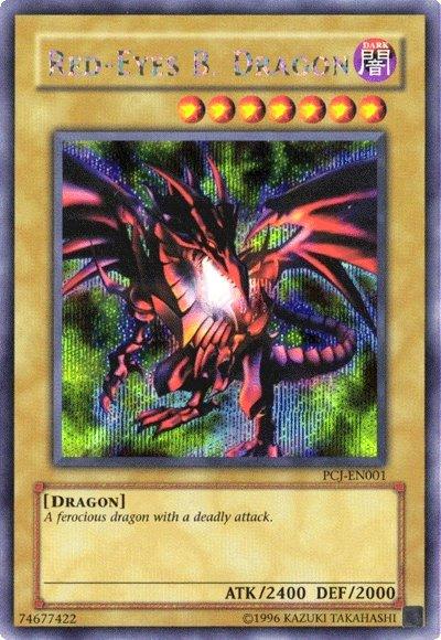 Red-Eyes B. Dragon [PCJ-EN001] Prismatic Secret Rare - Josh's Cards