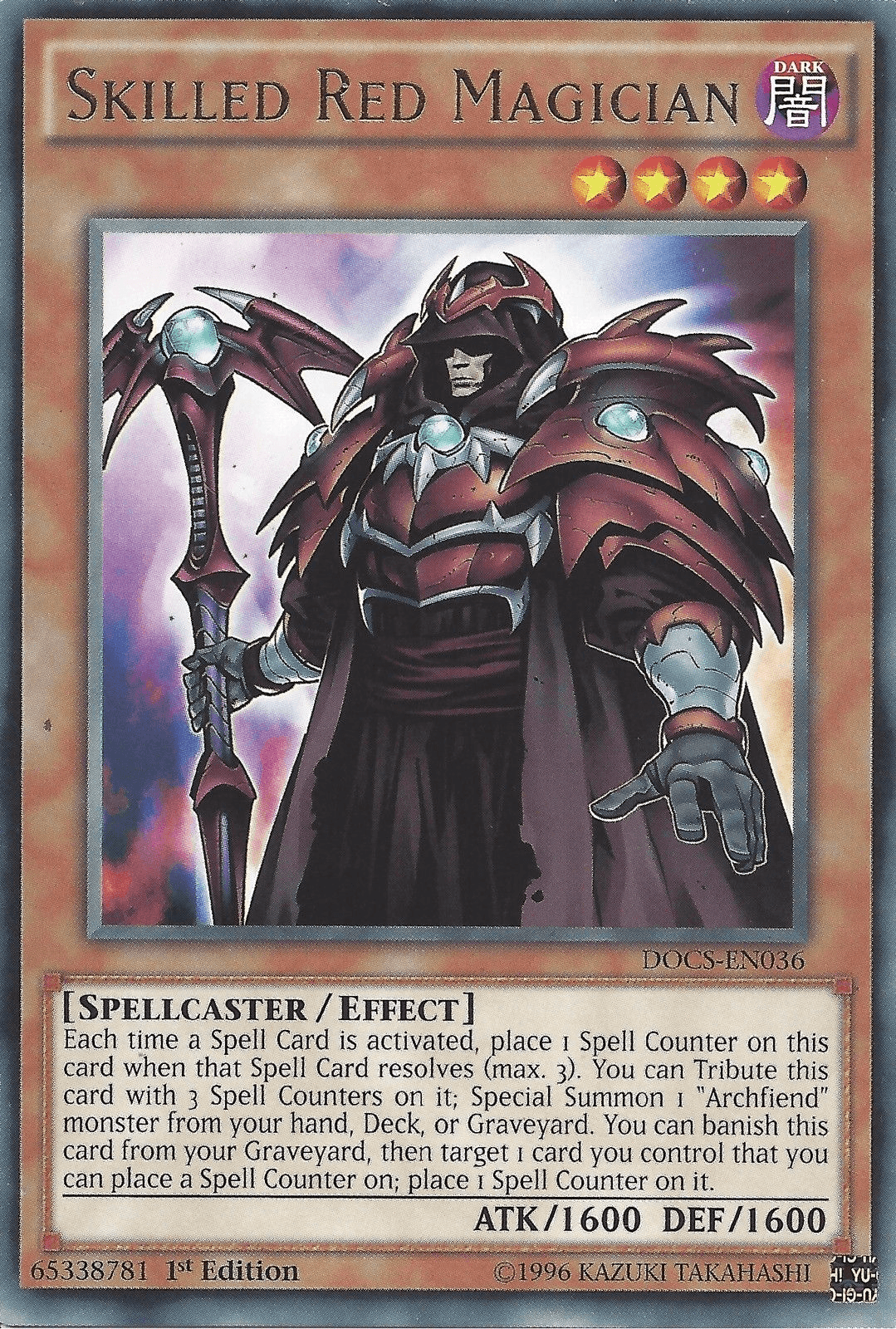 Skilled Red Magician [DOCS-EN036] Rare - Josh's Cards