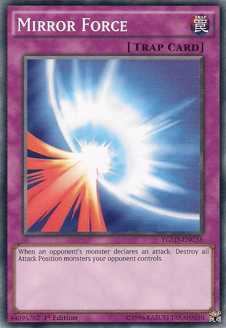 Mirror Force [YGLD-ENC36] Common - Josh's Cards