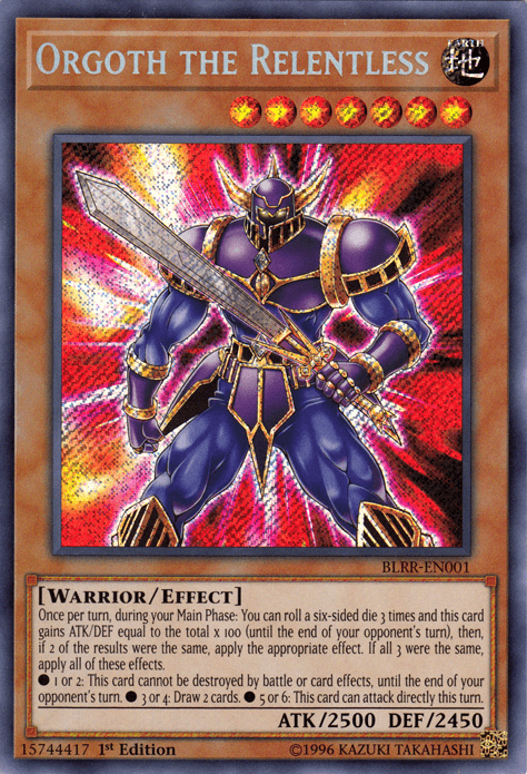 Orgoth the Relentless [BLRR-EN001] Secret Rare - Josh's Cards