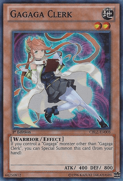 Gagaga Clerk [CBLZ-EN008] Super Rare - Josh's Cards